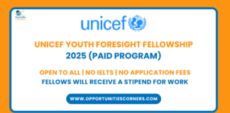 UNICEF Youth Foresight Fellowship