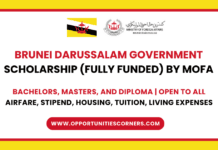 Brunei Darussalam Government Scholarship 2026 (Fully Funded) Brunei Darussalam Government Scholarship 2026 (Fully Funded)