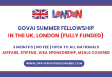 Apply: GovAI Summer Fellowship 2026 in London (Fully Funded) GovAI Summer Fellowship 2026 in London
