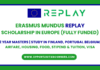 Erasmus Mundus REPLAY Scholarship