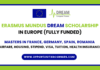 Erasmus Mundus DREAM Scholarship