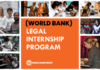 World Bank Legal Internship 2025