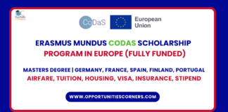 Erasmus Mundus CODAS Scholarship