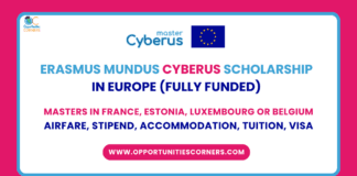 Erasmus Mundus CYBERUS Scholarship