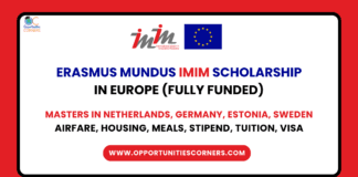 Erasmus Mundus IMIM Scholarship