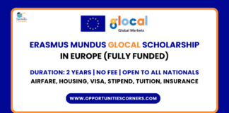Erasmus Mundus GLOCAL Scholarship