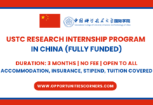 USTC Research Internship