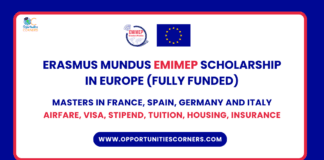Erasmus Mundus EMIMEP Scholarship