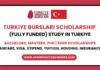 Turkiye Burslari Scholarship 2025