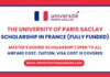 University of Paris Saclay Scholarship 2026