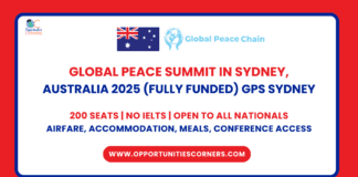 Global Peace Summit in Sydney