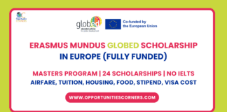 Erasmus Mundus GLOBED Scholarship