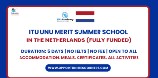 ITU UNU MERIT Summer School 2025 in Netherlands