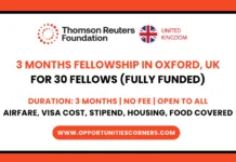 Reuters Institute Fellowship