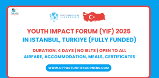 Youth Impact Forum (YIF) 2025 in Turkiye