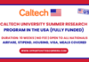 CALTECH University Summer Research Program 2026