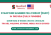 Stanford University Summer Fellowship 2025