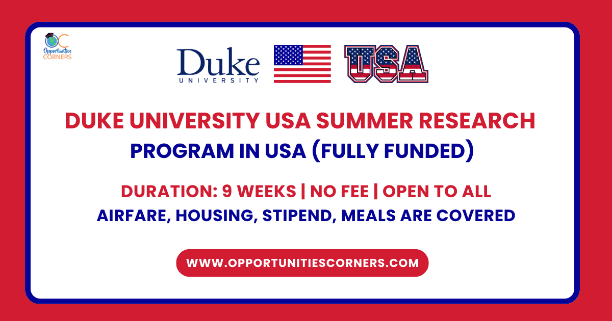 Duke University USA Summer Research Program