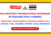 Prince of Songkla University International Internship