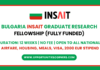 Bulgaria INSAIT Graduate Fellowship 2025