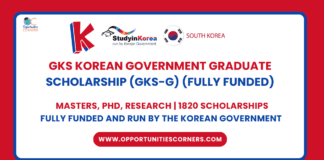GKS Korean Government Graduate Scholarship