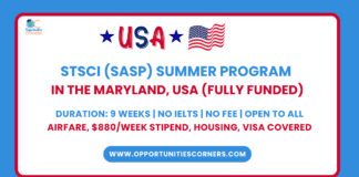 STScI SASP Summer Program 2025