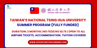 National Tsing Hua University Summer Program 2025