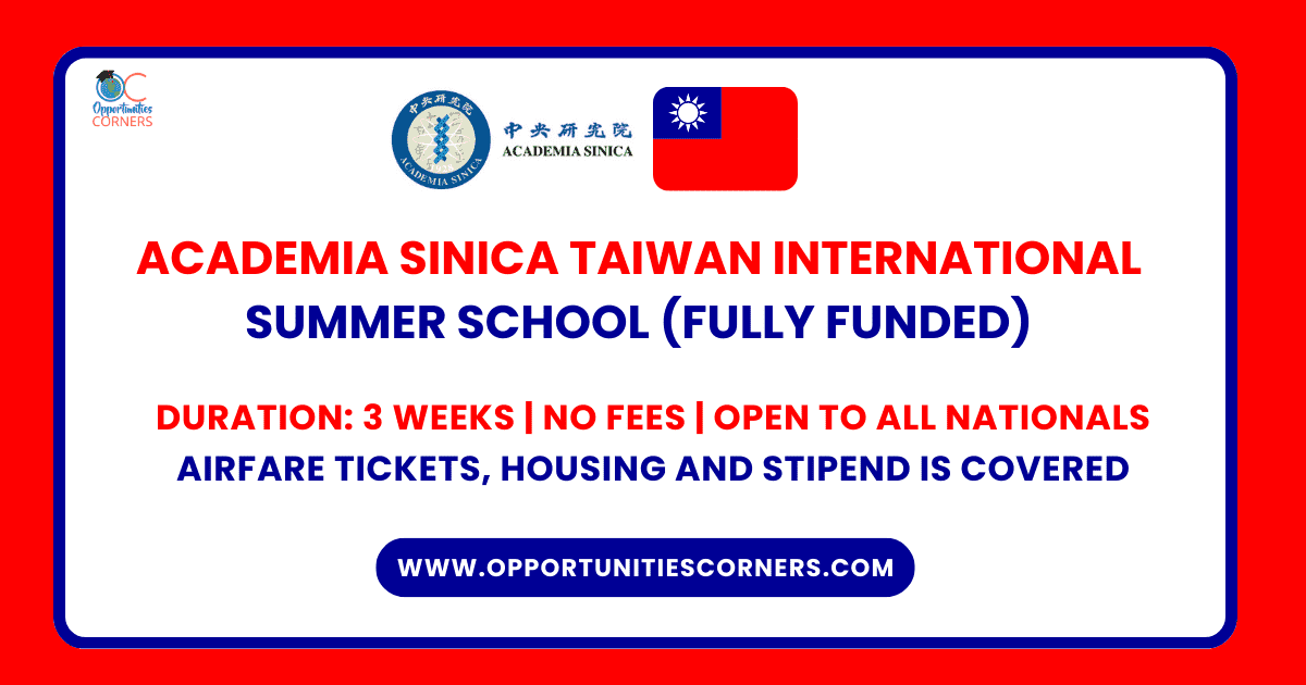 Academia Sinica Taiwan International Summer School 2025