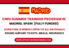 Spain CNIO Summer Training Program 2025