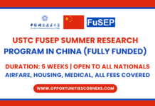 FuSEP Summer Research Program 2026