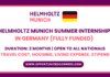 Helmholtz Munich Summer Internship 2025