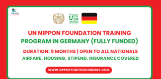 Nippon Foundation Training Program 2025 in Germany