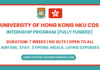 University of Hong Kong HKU CDS Internship