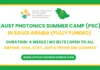 KAUST Photonics Summer Camp 2026