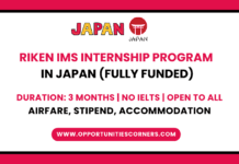 RIKEN IMS Internship 2026 in Japan (Fully Funded) RIKEN IMS Internship 2026 in Japan