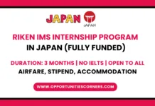 RIKEN IMS Internship 2026 in Japan (Fully Funded) RIKEN IMS Internship 2026 in Japan