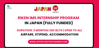 RIKEN IMS Internship Program 2025 in Japan