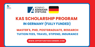 KAS Scholarship in Germany 2025