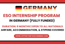 ESO Internship Program 2026