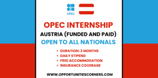 OPEC Internship 2025 in Austria