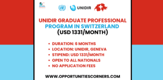 UNIDIR Graduate Professional Program 2025
