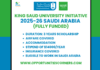 King Saud University Initiative 2025/26