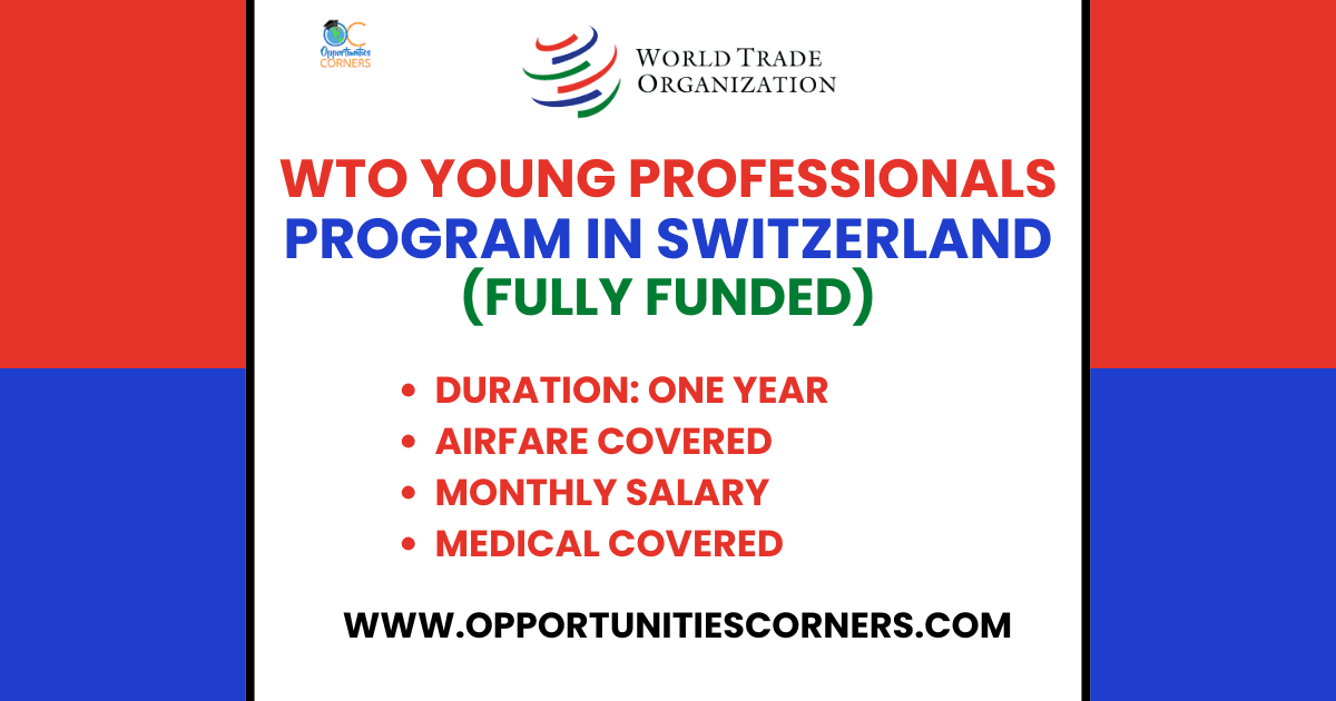 WTO Young Professionals Program 2027 in Switzerland (Fully Funded)