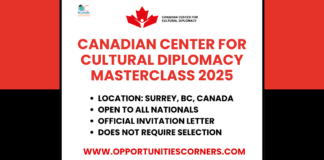 Canadian Center for Cultural Diplomacy Masterclass 2025