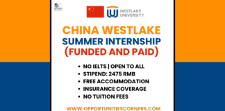 China Westlake University Summer Internship 2025