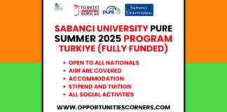 Sabanci University PURE Summer 2025 Program