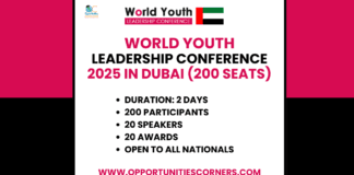 World Youth Leadership Conference 2025 in Dubai