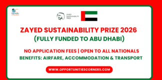 Zayed Sustainability Prize 2026