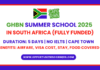 GHBN Summer School 2025 in South Africa