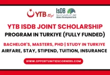 YTB-IsDB Joint Scholarship 2026